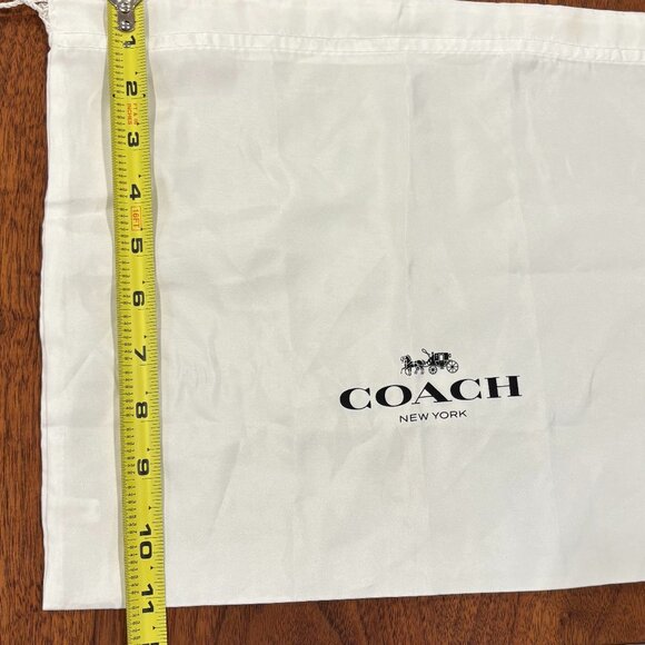 COACH Dust Bag - White - Medium Size - Picture 3 of 4